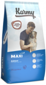 Сухой полнорационный корм ADULT MAXI для собак  крупных пород Индейка Karmy 14 кг.