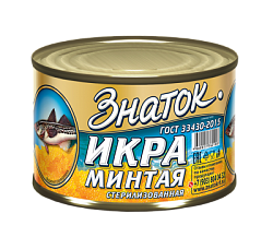 Икра минтая Знаток 220гр.
