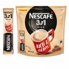 Кофе растворимый 3 в 1 Мягкий Nescafe 14,5 гр. *20шт