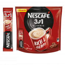 Кофе растворимый 3 в 1 Классический Nescafe 14,5 гр. *20шт