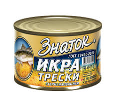 Икра трески Знаток 220гр.