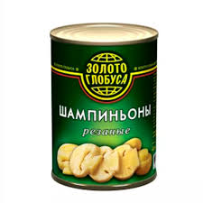 Шампиньоны резаные Золотой Глобус 212 гр.