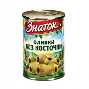 Оливки без косточек Знаток 280гр.