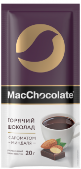 Шоколад миндаль MacChocolate 20 гр. *10шт